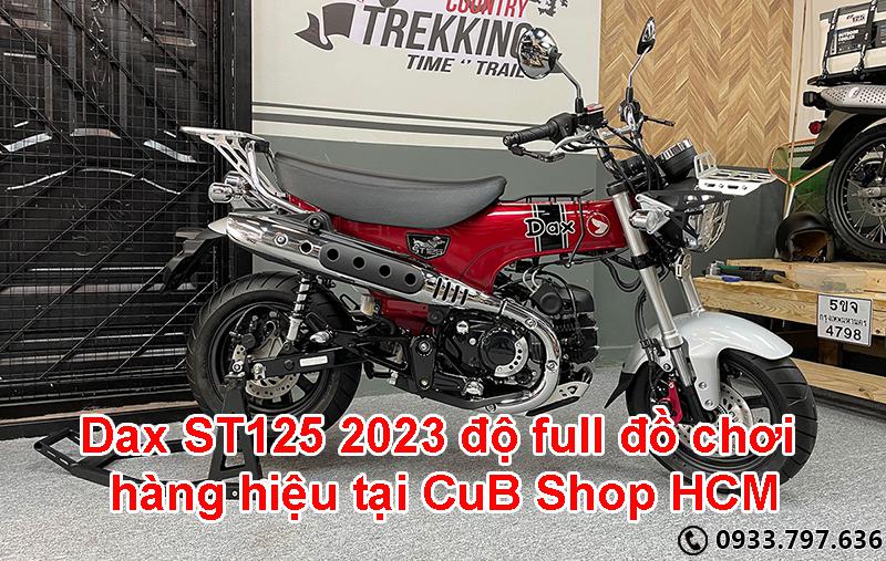 Honda Dax ST125 ABS 2023 màu đõ NK chính hãng từ Thái Lan