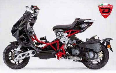 Italjet Dragster 300 2025 màu đỏ - Sự kết hợp hoàn mỹ giữa di sản và sáng tạo hiện đ